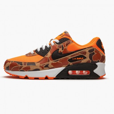 Nike Air Max 90 Duck Camo Oransje CW4039 800 Dame/Herre 