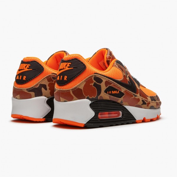 Ny  Nike Air Max 90 Duck Camo Oransje CW4039 800 Dame/Herre Sko