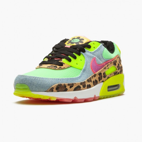 Butikk  Nike Air Max 90 LX 90s Dancefloor Grønn CW3499 300 Dame Sneakers