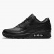 Ny  Nike Air Max 90 Leather Svart 302519 001 Dame/Herre Sneakers