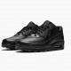 Ny  Nike Air Max 90 Leather Svart 302519 001 Dame/Herre Sneakers