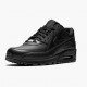 Ny  Nike Air Max 90 Leather Svart 302519 001 Dame/Herre Sneakers