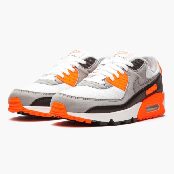 Het  Nike Air Max 90 Recraft Total Oransje CW5458 101 Dame/Herre Sneakers