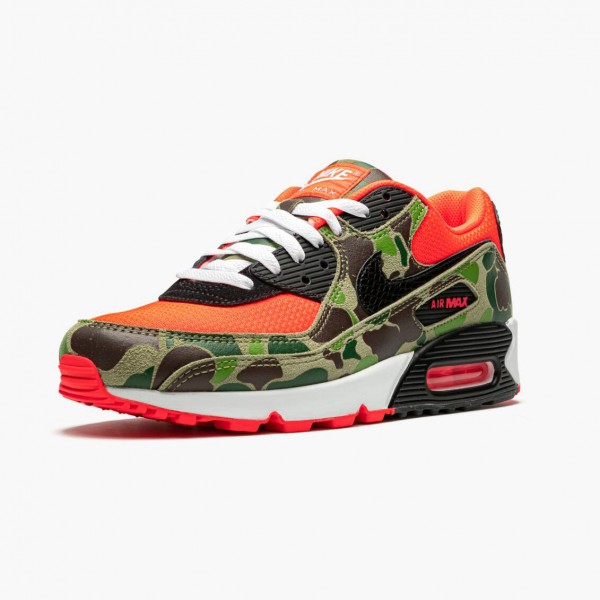 Blå  Nike Air Max 90 Reverse Duck Camo CW6024 600 Dame/Herre Sko