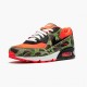 Blå  Nike Air Max 90 Reverse Duck Camo CW6024 600 Dame/Herre Sko