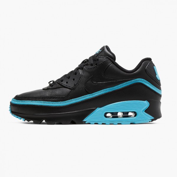 Nike Air Max 90 Undefeated Svart Blå Fury CJ7197 002 Dame/Herre 