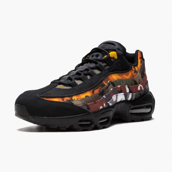 Rød  Nike Air Max 95 ERDL Party Svart AR4473 001 Dame/Herre Sneakers