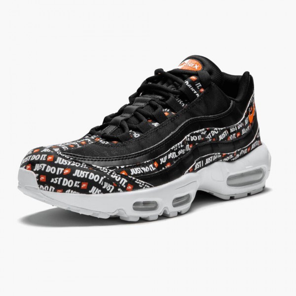 Brun  Nike Air Max 95 Just Do It Pack Svart AV6246 001 Dame/Herre Sko