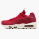 Hvit  Nike Air Max 95 Pull Tab Rød 844 600 Dame/Herre Sneakers