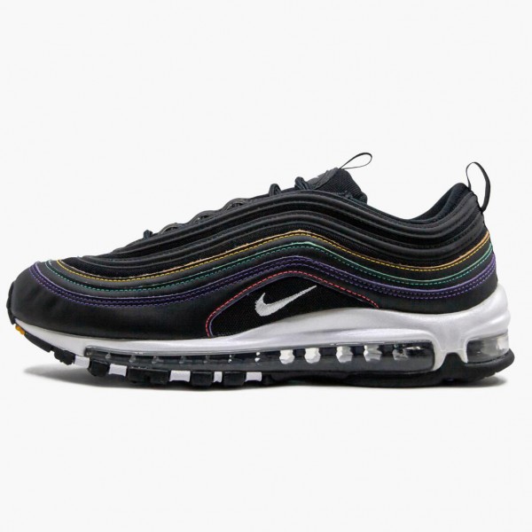 Nike Air Max 97 Svart Multi Stitch CK0738 001 Dame/Herre 