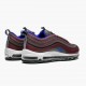 Hvit  Nike Air Max 97 Cool Grå Night Maroon 921826 012 Dame/Herre Sneakers