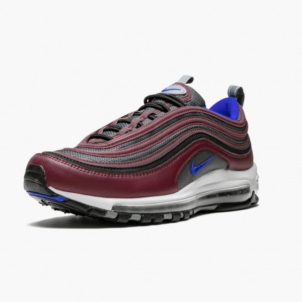 Hvit  Nike Air Max 97 Cool Grå Night Maroon 921826 012 Dame/Herre Sneakers