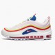 Rød  Nike Air Max 97 Corduroy Hvit AQ4137 101 Dame/Herre Sneakers