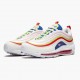 Rød  Nike Air Max 97 Corduroy Hvit AQ4137 101 Dame/Herre Sneakers