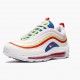 Rød  Nike Air Max 97 Corduroy Hvit AQ4137 101 Dame/Herre Sneakers