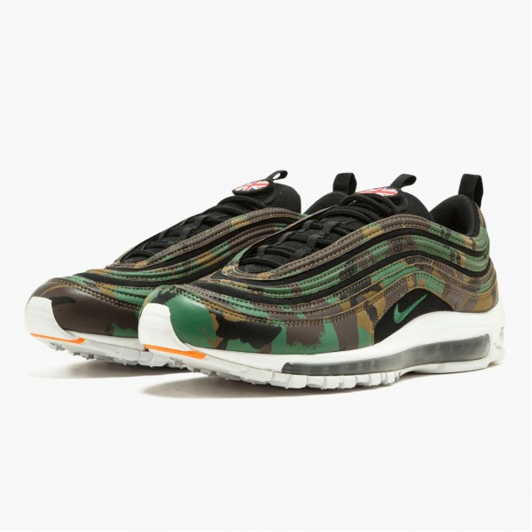 Rabatt  Nike Air Max 97 Country Camo AJ2614 201 Herre Sko