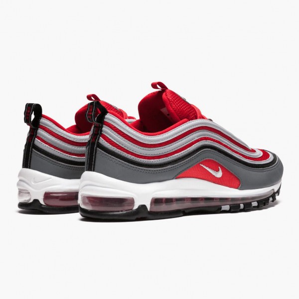 Rabatt  Nike Air Max 97 Dark Grå Gym Rød 921826 007 Dame/Herre Sko