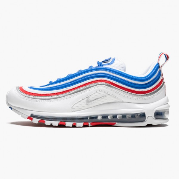 Nike Air Max 97 Game Royal Metallic Sølv University Rød 921826 404 Dame/Herre 