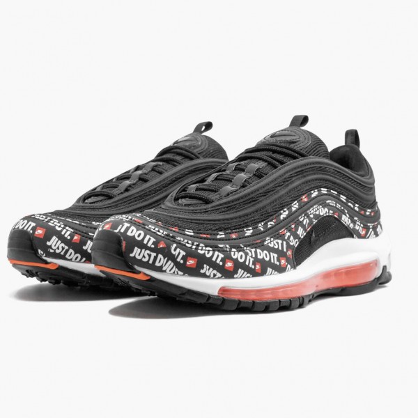 Rabatt  Nike Air Max 97 Just Do It Pack Svart AT8437 001 Dame/Herre Sneakers