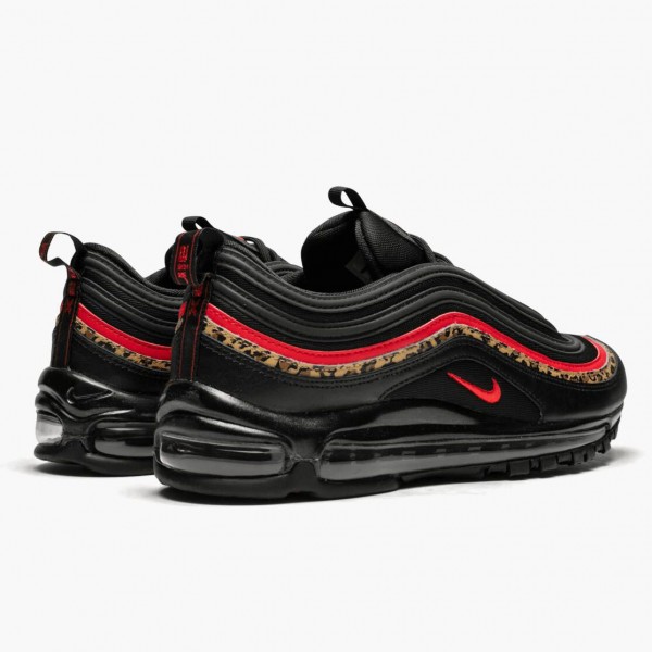 Rød  Nike Air Max 97 Leopard Pack Svart BV6113 001 Dame/Herre Sneakers