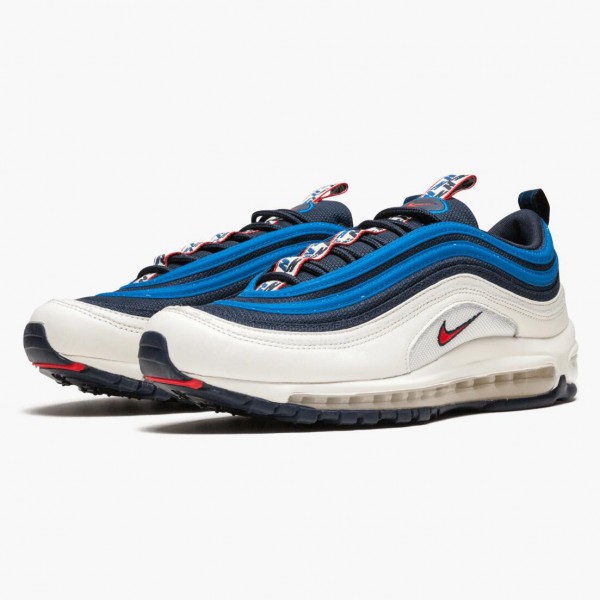 Hvit  Nike Air Max 97 Pull Tab Obsidian Hvit AQ4126 400 Dame/Herre Sneakers