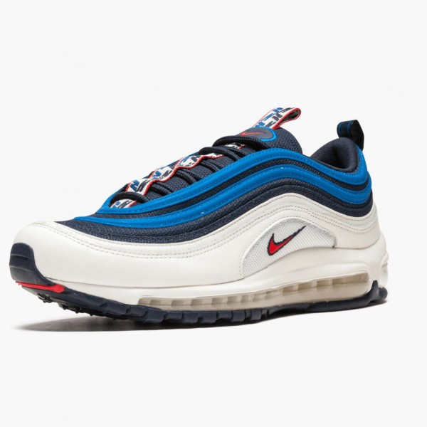 Hvit  Nike Air Max 97 Pull Tab Obsidian Hvit AQ4126 400 Dame/Herre Sneakers