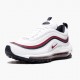 Svart  Nike Air Max 97 Rød Crush 921733 102 Dame/Herre Sneakers