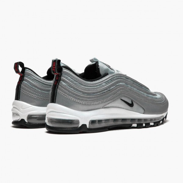 Rød  Nike Air Max 97 Reflective Sølv 312834 007 Dame/Herre Sko