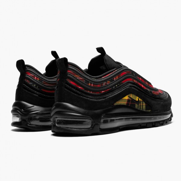 Svart  Nike Air Max 97 Tartan Svart AV8220 001 Dame/Herre Sneakers