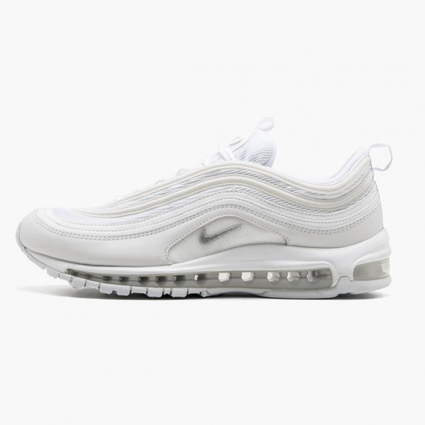 Nike Air Max 97 Triple Hvit Wolf Grå 921826 101 Dame/Herre 