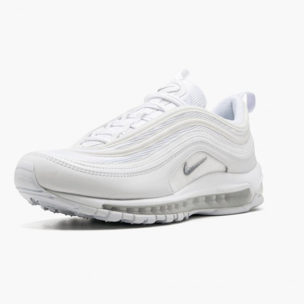 Hvit  Nike Air Max 97 Triple Hvit Wolf Grå 921826 101 Dame/Herre Sko