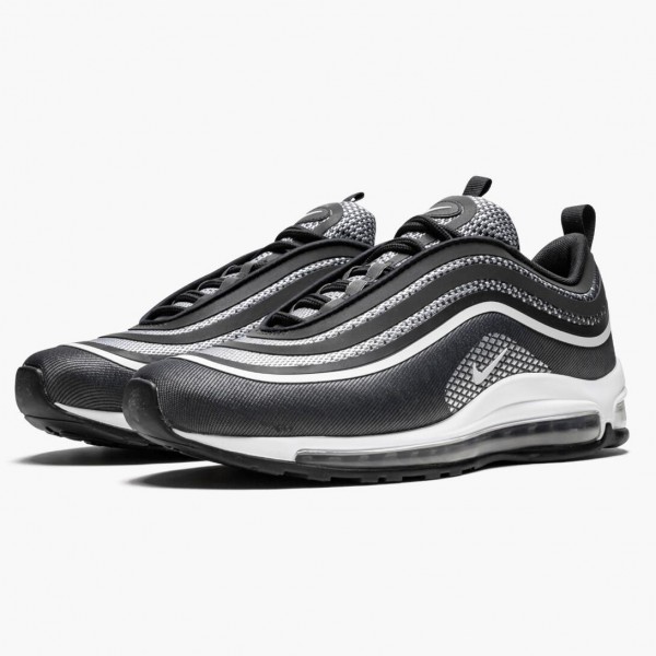 Butikk  Nike Air Max 97 Ultra 17 Svart Pure Platine 918356 001 Dame/Herre Sko