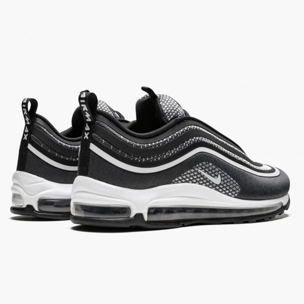 Butikk  Nike Air Max 97 Ultra 17 Svart Pure Platine 918356 001 Dame/Herre Sko