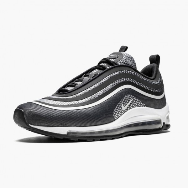 Butikk  Nike Air Max 97 Ultra 17 Svart Pure Platine 918356 001 Dame/Herre Sko