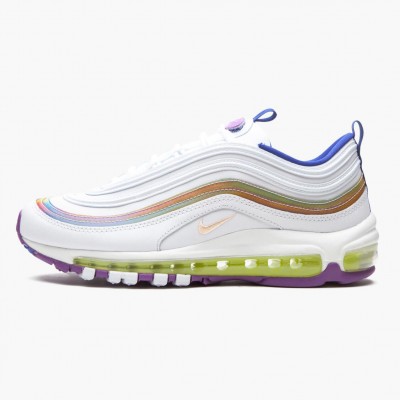 Nike Air Max 97 Hvit Iridescent Stripes CW2456 100 Dame 