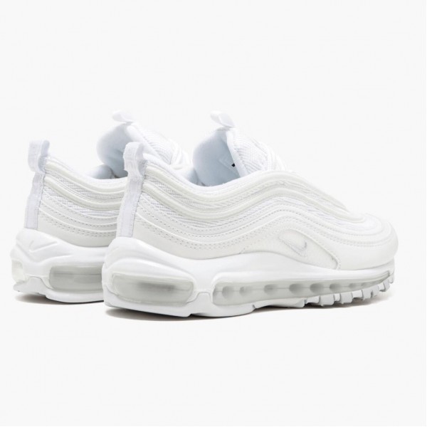 Blå  Nike Air Max 97 Hvit Pure Platine 921733 100 Dame/Herre Sneakers