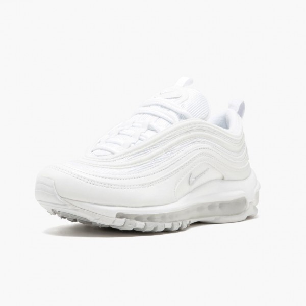 Blå  Nike Air Max 97 Hvit Pure Platine 921733 100 Dame/Herre Sneakers