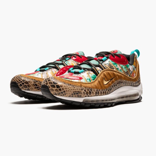 Hvit  Nike Air Max 98 Chinese New Year BV6649 708 Dame/Herre Sko