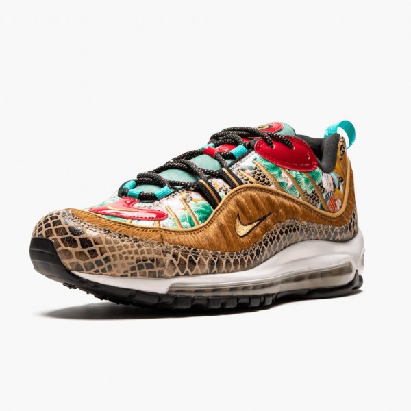 Hvit  Nike Air Max 98 Chinese New Year BV6649 708 Dame/Herre Sko