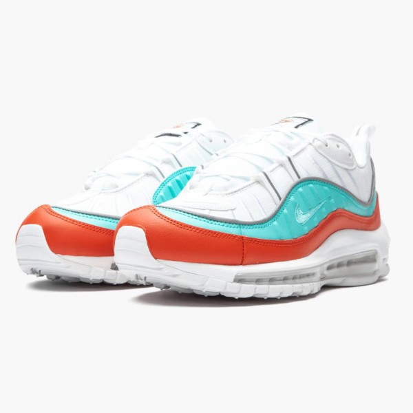 Blå  Nike Air Max 98 Cosmic Clay Light Aqua AT6640 801 Dame Sko