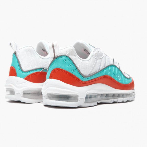 Blå  Nike Air Max 98 Cosmic Clay Light Aqua AT6640 801 Dame Sko