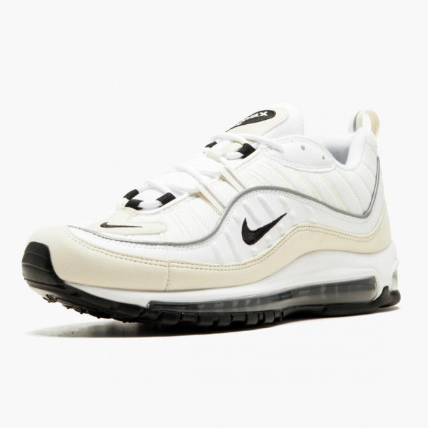 Hvit  Nike Air Max 98 Fossil AH6799 102 Dame/Herre Sko