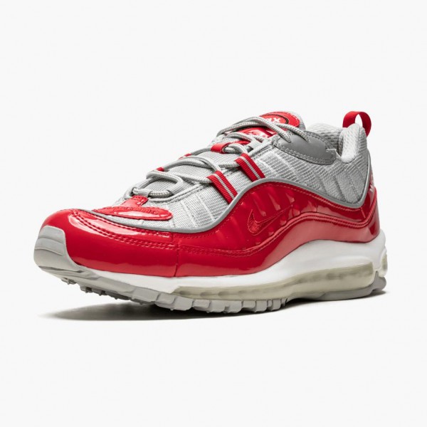 Hvit  Nike Air Max 98 Supreme Varsity Rød 844694 600 Herre Sneakers