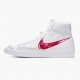 Billig  Nike Blazer Mid 77 Sketch Hvit Rød CW7580 100 Dame/Herre Sneakers