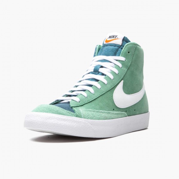 Blå  Nike Blazer Mid 77 Vintage Jade Ash Grønn CZ4609 300 Dame/Herre Sko