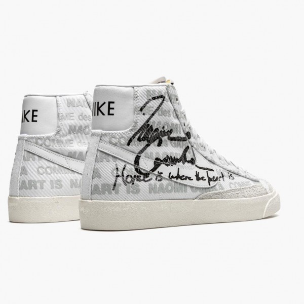 Brun  Nike Blazer Mid Comme des Garcons x Naomi Osaka DA5383 100 Dame/Herre Sko