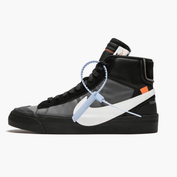 Nike Blazer Mid Off Hvit Grim Reaper AA3832 001 Dame/Herre