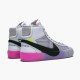 Rabatt  Nike Blazer Mid Off Hvit Wolf Grå Serena Queen AA3832 002 Dame/Herre Sneakers