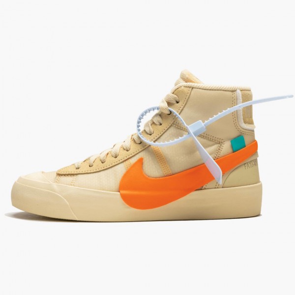 Nike Blazer Mid Off-Hvit All Hallow"s Eve AA3832 700 Dame/Herre