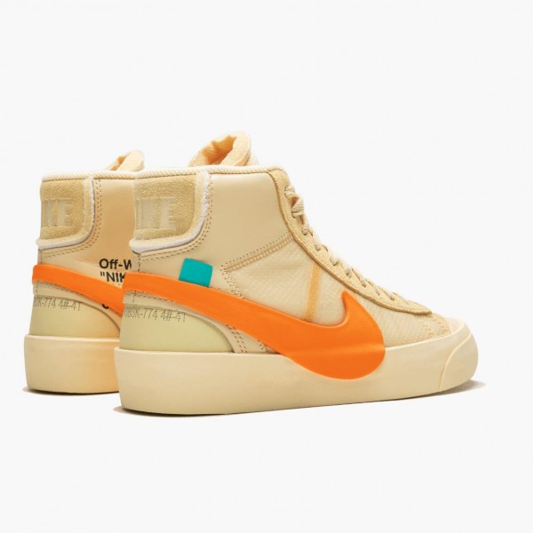 Kjøp  Nike Blazer Mid Off-Hvit All Hallows Eve AA3832 700 Dame/Herre Sneakers